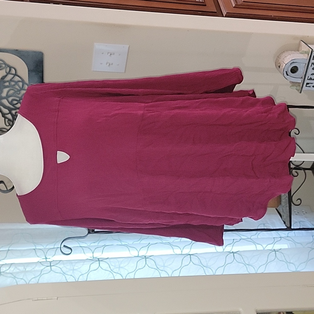 Torrid Babydoll Gauze Keyhole Front Tunic Top Women's Plus Size 3 3X or 22/24